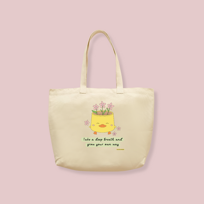 Duck Planter Tote Bag