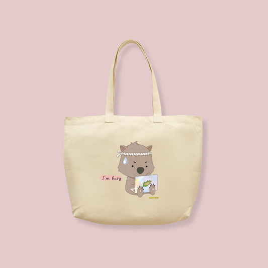 Busy Wombat Tote Bag