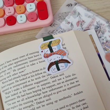 Magnetic Bookmark - Happy Sushi Stack