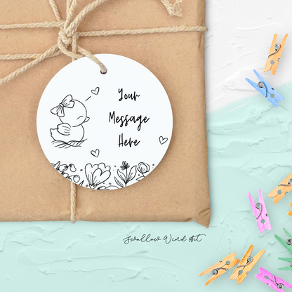 Baby Shower Favour Tag, Kids Birthday Party Tag